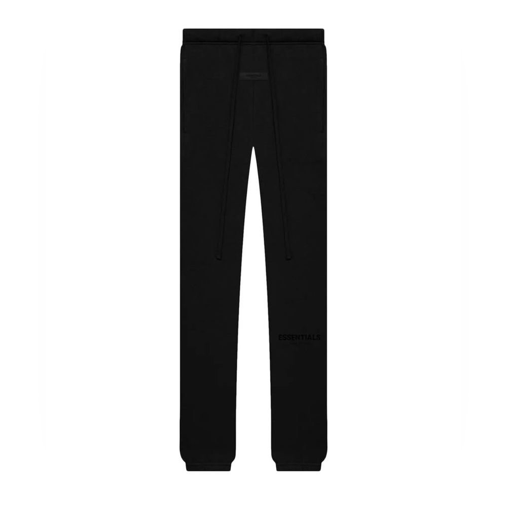 NWT Fear of God Essentials Sweatpants – Black Stretch Limo – Size Large